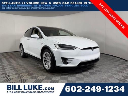 Pearl White Multi-Coat 2018 Tesla Model X 100D