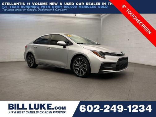 Classic Silver Metallic 2021 Toyota Corolla SE