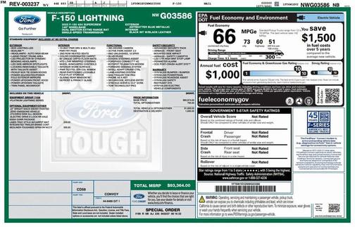 2022 Ford F-150 Lightning Platinum