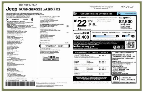 2025 Jeep Grand Cherokee Laredo