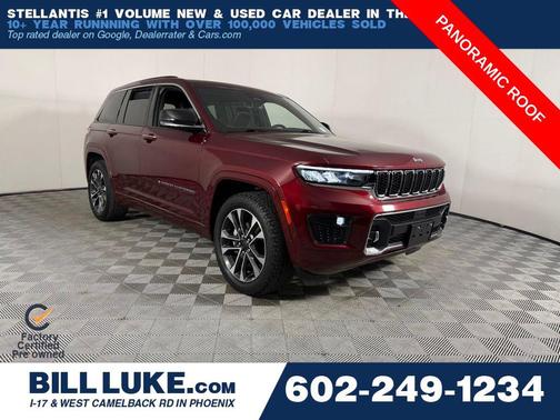 Velvet Red Pearlcoat 2023 Jeep Grand Cherokee Overland