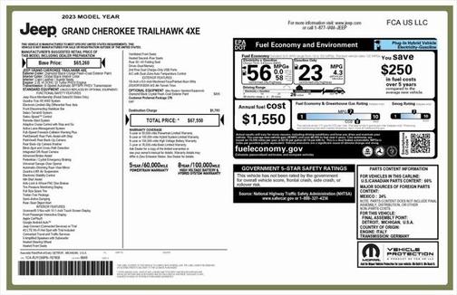 2023 Jeep Grand Cherokee 4xe Trailhawk