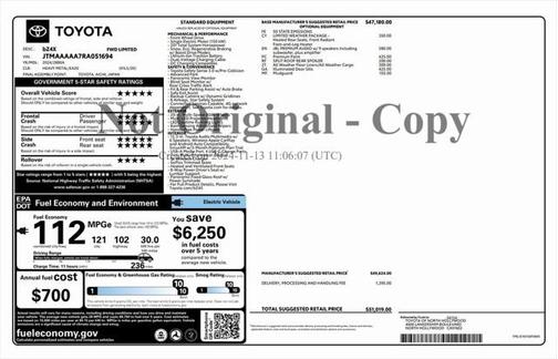 2024 Toyota bZ4X Limited