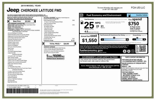 2019 Jeep Cherokee Latitude
