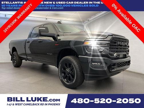 Diamond Black Crystal Pearlcoat 2026 RAM 3500 Laramie Crew Cab 4x4 8' Box