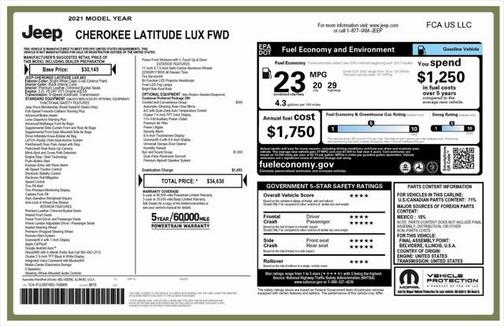 2021 Jeep Cherokee Latitude Lux