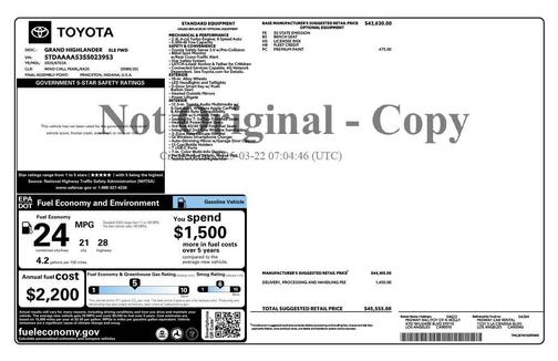 2025 Toyota Grand Highlander XLE