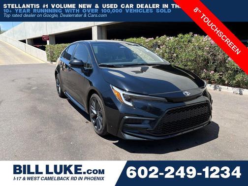Midnight Black Metallic 2024 Toyota Corolla SE