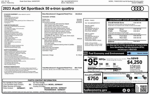 2023 Audi Q4 e-tron Premium 50 quattro