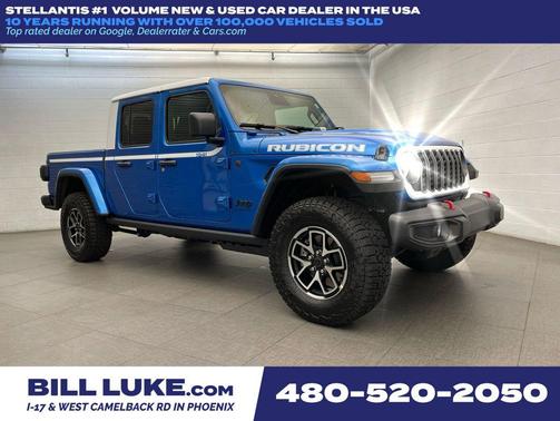 Hydro Blue Pearlcoat 2026 Jeep Gladiator Rubicon