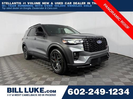 Carbonized Gray Metallic 2025 Ford Explorer ST