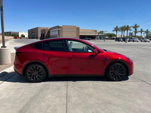 Ultra Red 2024 Tesla Model Y Performance Dual Motor All-Wheel Drive
