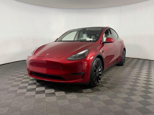 Ultra Red 2024 Tesla Model Y Performance Dual Motor All-Wheel Drive