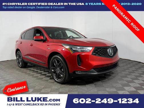 Performance Red Pearl 2022 Acura RDX A-Spec Package