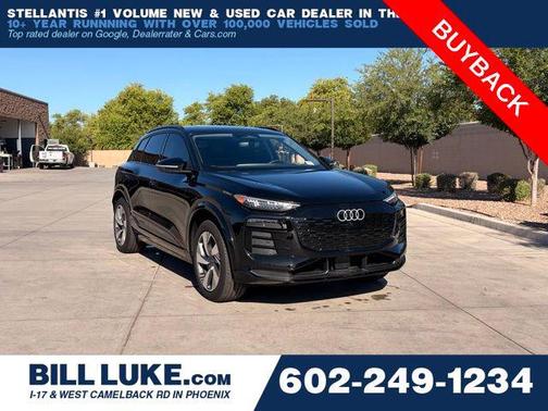 Black Metallic 2025 Audi Q6 e-tron Premium Plus quattro