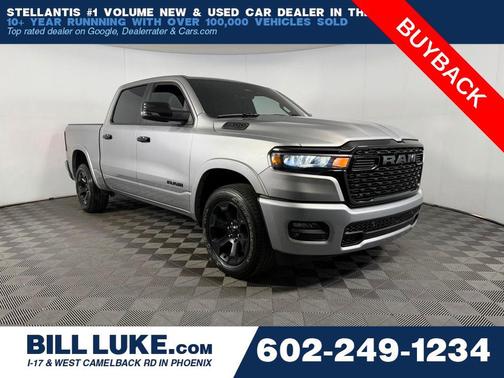 Billet Silver Metallic Clearcoat 2025 RAM 1500 Big Horn/Lone Star
