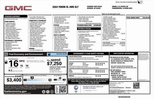 2024 GMC Yukon XL SLT