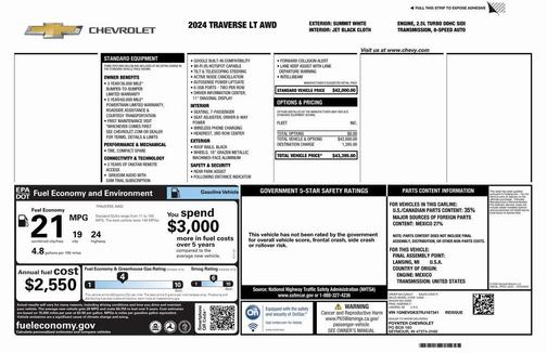 2024 Chevrolet Traverse LT