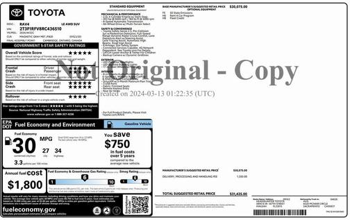 2024 Toyota RAV4 LE