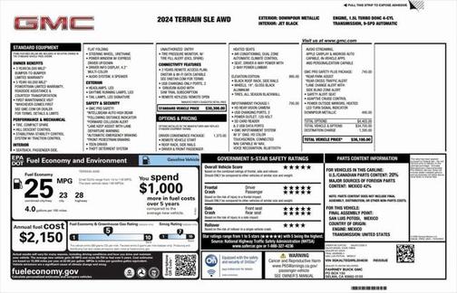 2024 GMC Terrain SLE