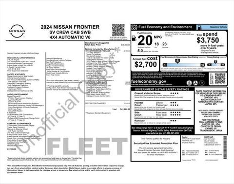 2024 Nissan Frontier SV