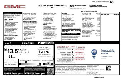 Sterling Metallic 2023 GMC Sierra 1500 SLE