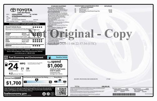 2021 Toyota Highlander LE