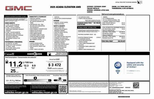 2025 GMC Acadia Elevation AWD