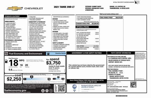 2021 Chevrolet Tahoe LT