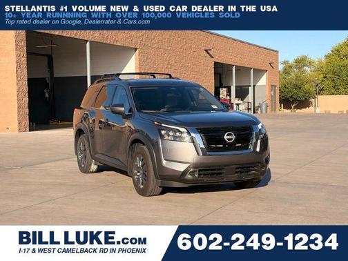 Gun Metallic 2024 Nissan Pathfinder SV FWD