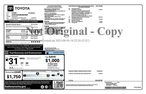 2024 Toyota Camry XLE