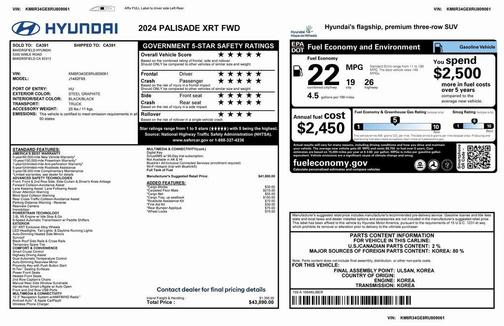 2024 Hyundai PALISADE XRT