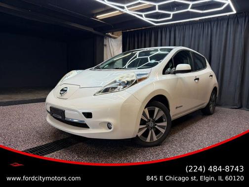 Pearl White 2014 Nissan Leaf SL