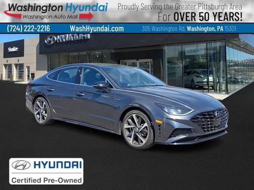 Gray 2022 Hyundai SONATA SEL Plus