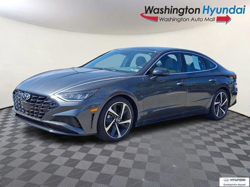 Gray 2022 Hyundai SONATA SEL Plus