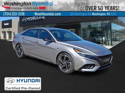 Gray 2023 Hyundai ELANTRA N Line