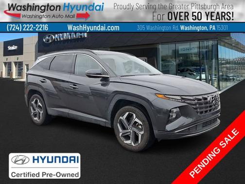 Gray 2023 Hyundai TUCSON Limited