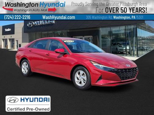 Red 2023 Hyundai ELANTRA SE