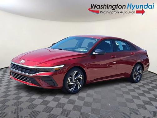 Red 2025 Hyundai ELANTRA SEL Sport