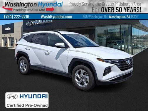 White 2023 Hyundai TUCSON SEL