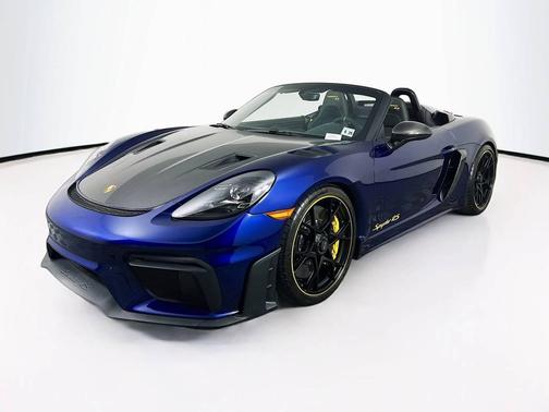 Gentian Blue Metallic 2024 Porsche 718 Spyder