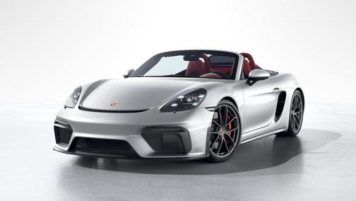 GT-Silver Metallic 2021 Porsche 718 Spyder