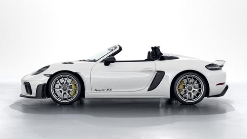 White 2024 Porsche 718 Spyder