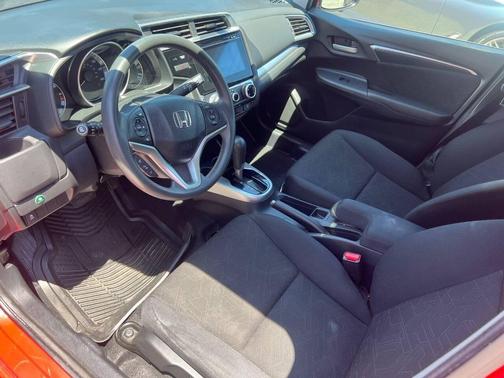 Red 2015 Honda Fit EX