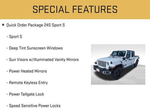 Bright White Clearcoat 2021 Jeep Gladiator Sport S