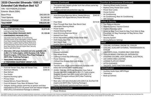 2020 Chevrolet Silverado 1500 LT