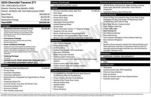 2024 Chevrolet Traverse AWD Z71