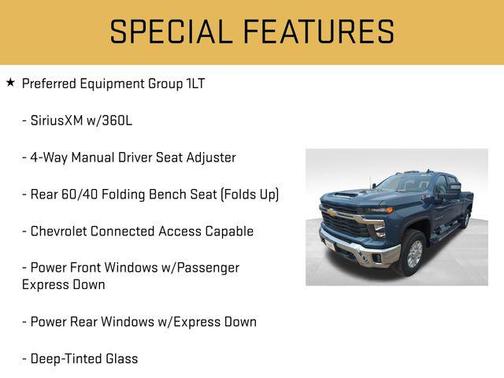 Lakeshore Blue Metallic 2024 Chevrolet Silverado 2500 LT