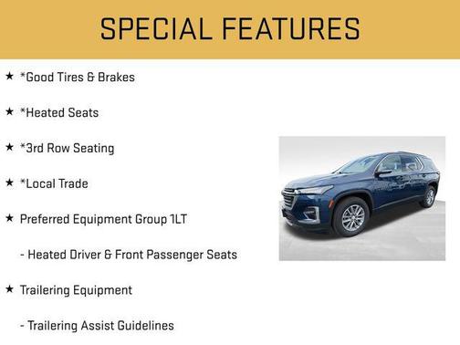 Northsky Blue Metallic 2023 Chevrolet Traverse LT Cloth