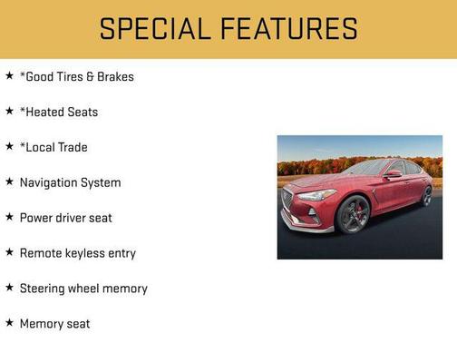 2019 Genesis G70 3.3T Advanced